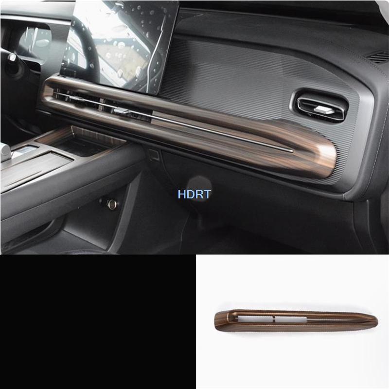 For Baic Beijing BJ30 2024 + Peach Wood Grain Interior Car Styling Gear Shift Window Control Panel Front Rear Air Vent Outlet
