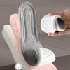 1 Pair High Elasticity Padded Warm Insoles for Men Women Shock Absorbing Latex Insoles Warm Insoles for Fall and Winter Sports Insoles