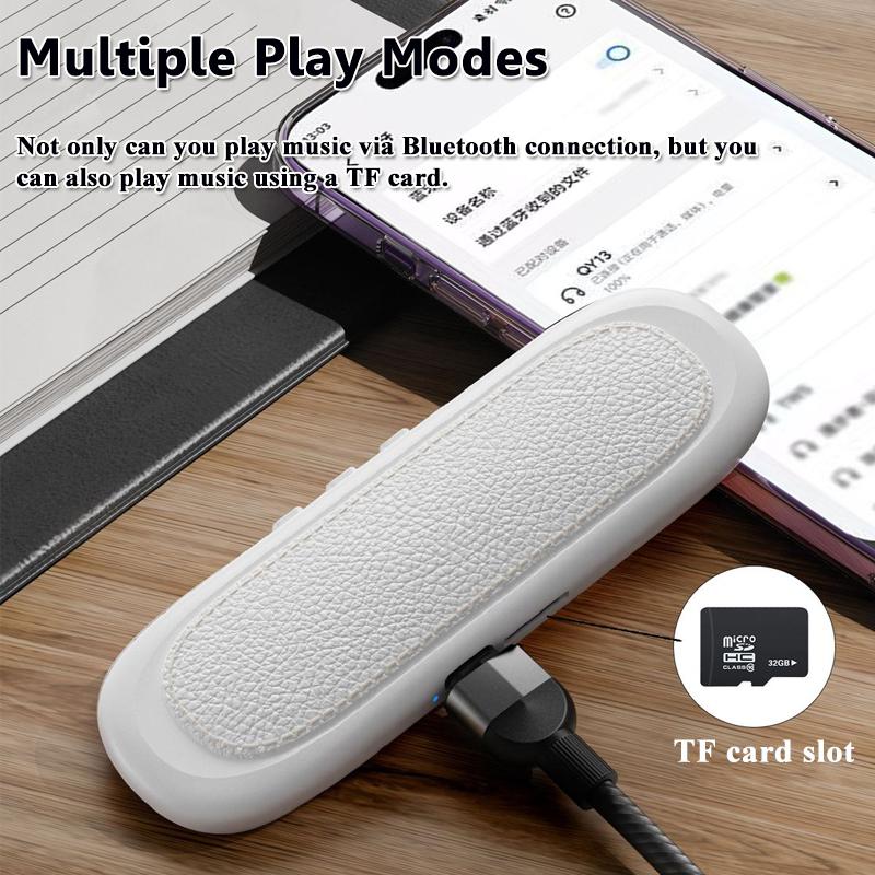 Bone Conduction Bluetooth Speaker Under Pillow Sleep Aid Soundbar Wireless MP3 Music Player TF Card Play 30/60Min Timed Shutdow