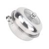 28CM Stainless Steel Single Layer Stockpot Hotpot Food Steamer Pot Cookware Household Cooking