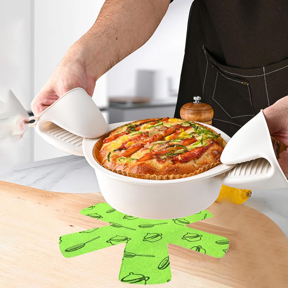 Pot Holder Set Anti-slip Pan/pot Dividers 6pcs Multi-functional Pan Protectors Set for Stacking Cookware Anti-slip for Glass