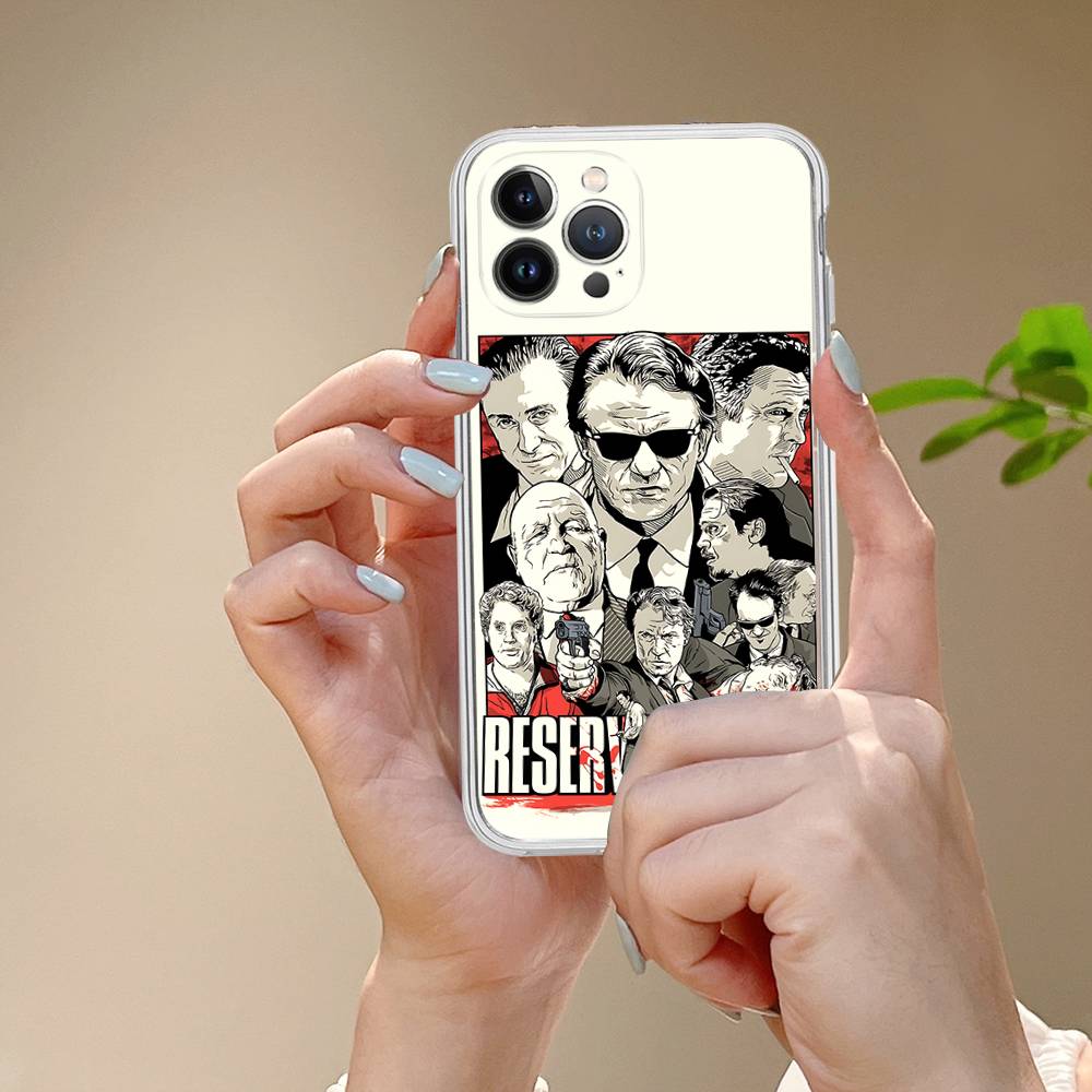 

Crime Movie Reservoir-Dog Transparent Soft Phone Case For IPhone 15 12 14 16 17 13 Plus 11 Pro Max 13 Pro iPhone 13