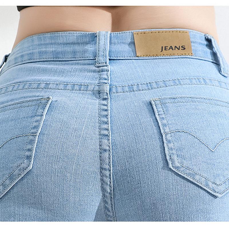 Low Waist Jeans for Women Summer Stretch Light Color Shorts Slim Fit Super Shorts Tight Hot Pants 2025 New Style