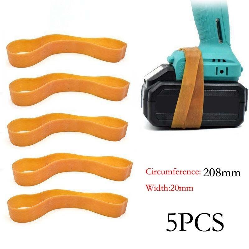

Anti-fall Fastening Elastic Rubber Bands Wrench Battery Bands
