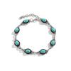 Boho Vintage Blue Seed Bead Chain Anklet for Women Ethnic Sandals Natural Stone Leg Bracelets Summer Beach Bikini Accessories