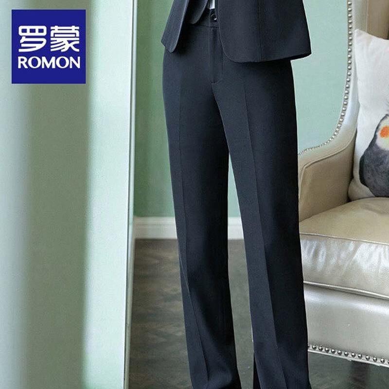 ROMON Women s Elegant Business Straight-Leg Pants L