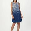 Women's Fashion Beach Dress Sleeveless Round Neck Floral Print Dress
