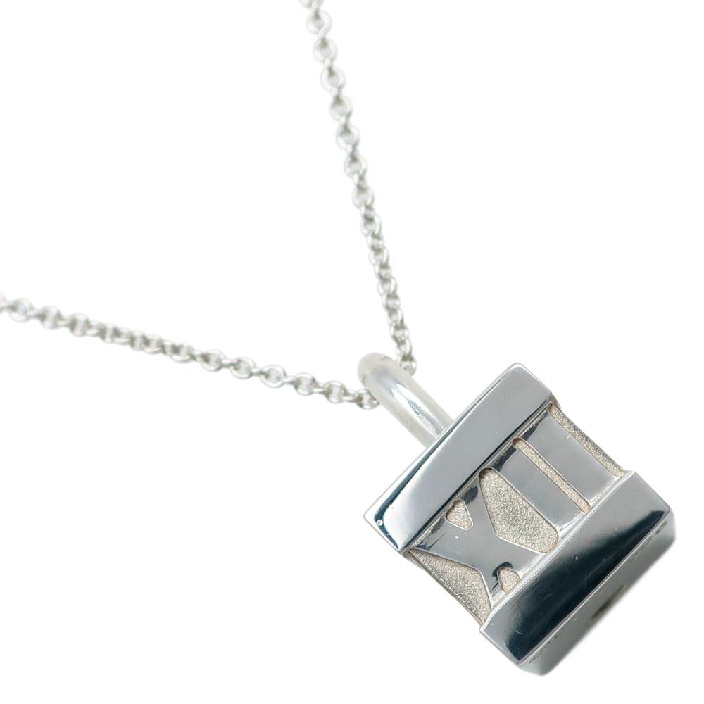 TIFFANY&Co. atlas lock Necklace Silver925 11.7g Women Used