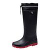 Fashion rain shoes men's rainproof and waterproof shoes high tube non-slip closed long tube rain boots bundle work shoes fishing shoes men