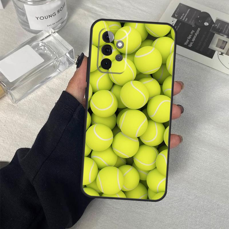 Tennis Balls Case For Samsung Galaxy A55 A35 A15 A52 A32 A12 A16 A26 A36 A56 A53 A33 A13 A14 A34 A54 A17