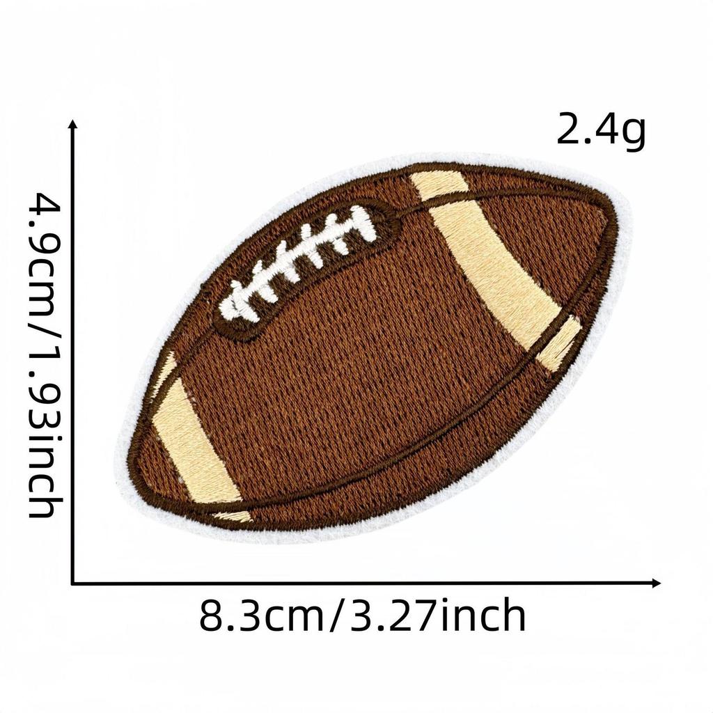 Personalized Rugby Patch with Super Grip Embroidery for Sports Clothing