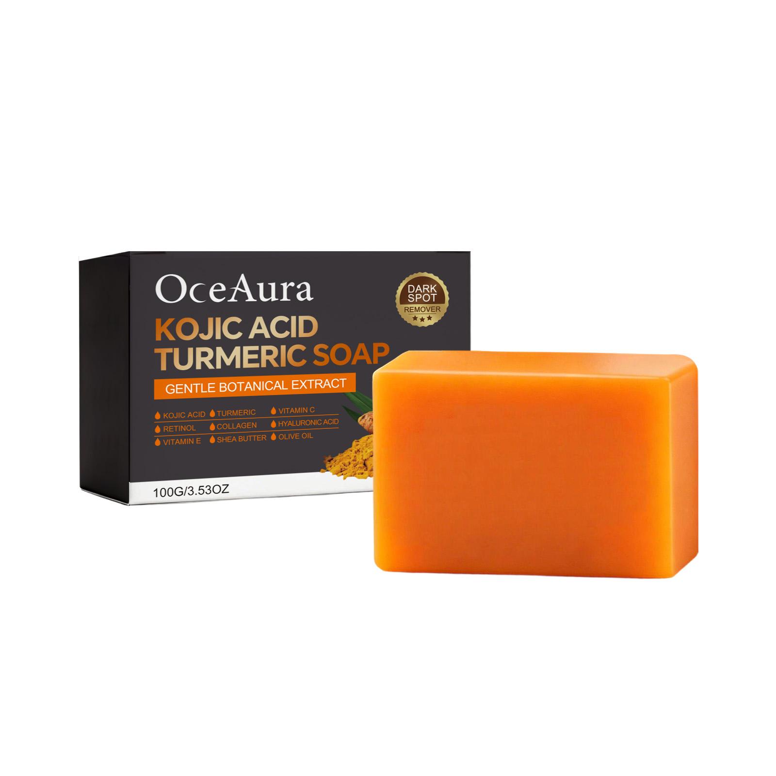 Turmeric Cleansing Soap – Gentle Exfoliating Body Wash Bar 100g per pc