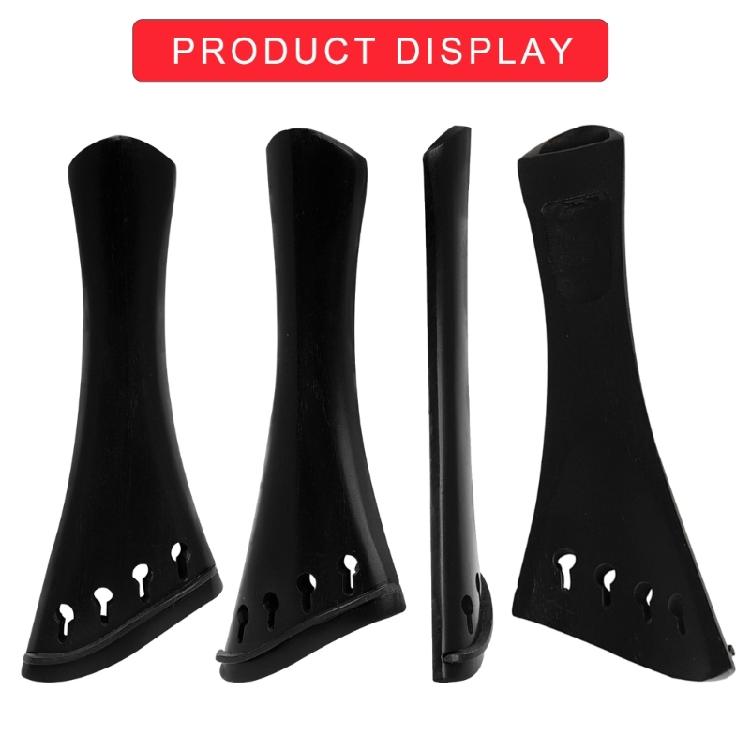 4 String Violin Tailpiece Replacement String Adjuster Professional String Holder Standard Wood 4/4 Violin Tailpiece
