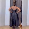 European and American Women's New Fashion Elegant and Stylish V-Neck African-Style Dress Long Dress Sexy Dress