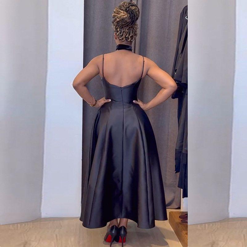 European and American Women's New Fashion Elegant and Stylish V-Neck African-Style Dress Long Dress Sexy Dress