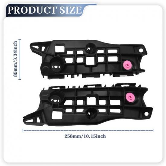 For 13-18 Lexus ES350 ES300h Front Bumper Retainer Mounting Brackets Right Left