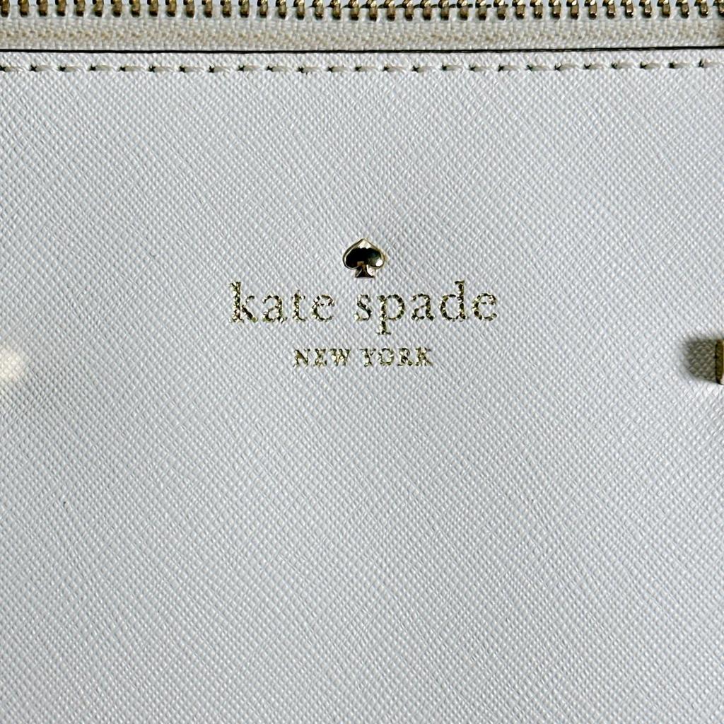 Kate Spade Shoulder Bag Handbag PVC White Women PXRU4471 Used