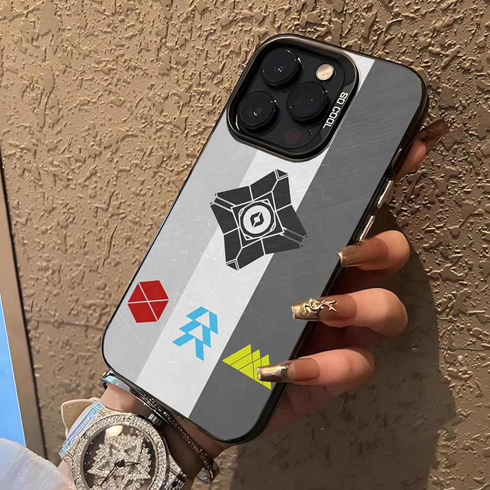 Destiny 2 Game Phone Case For 17 Air IPhone 16 Pro Max 15 14 Plus 12 13 X XS Max 11 Colorful Silver Cover