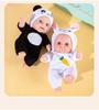 Adorable 8-inch Plush Reborn Doll Panda Realistic Baby Toy Birthday Gift For Girls