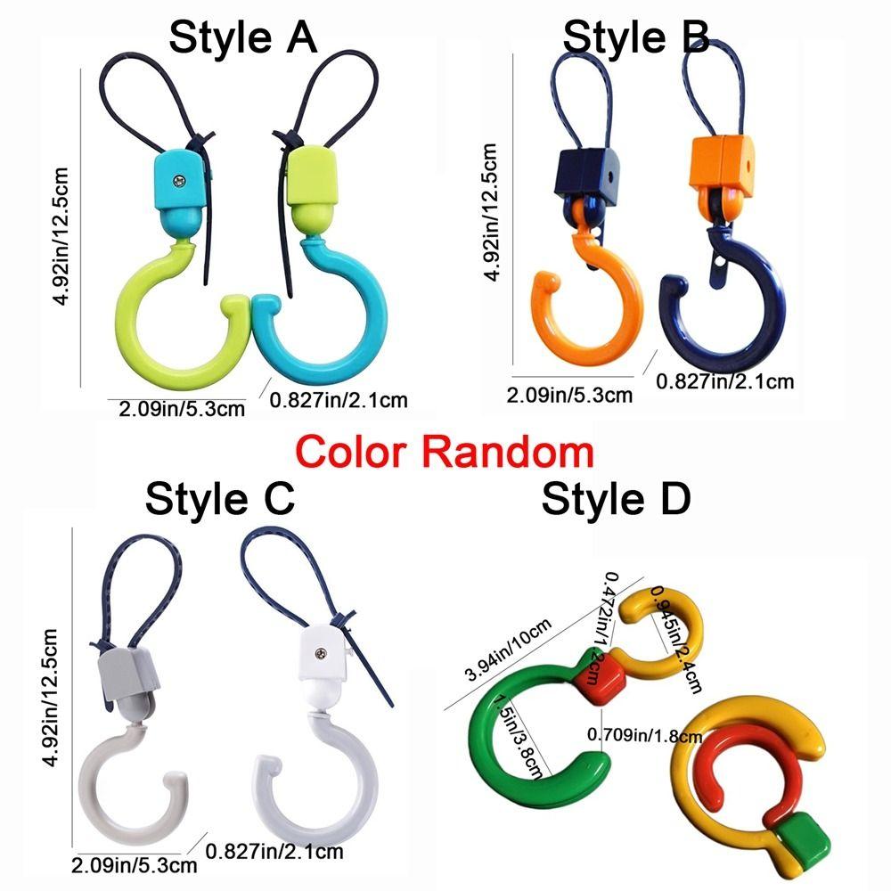 10Pcs Non-Marking Universal S Hooks Hanging Shopping Pram Hook Clothesline Hooks  Bathroom