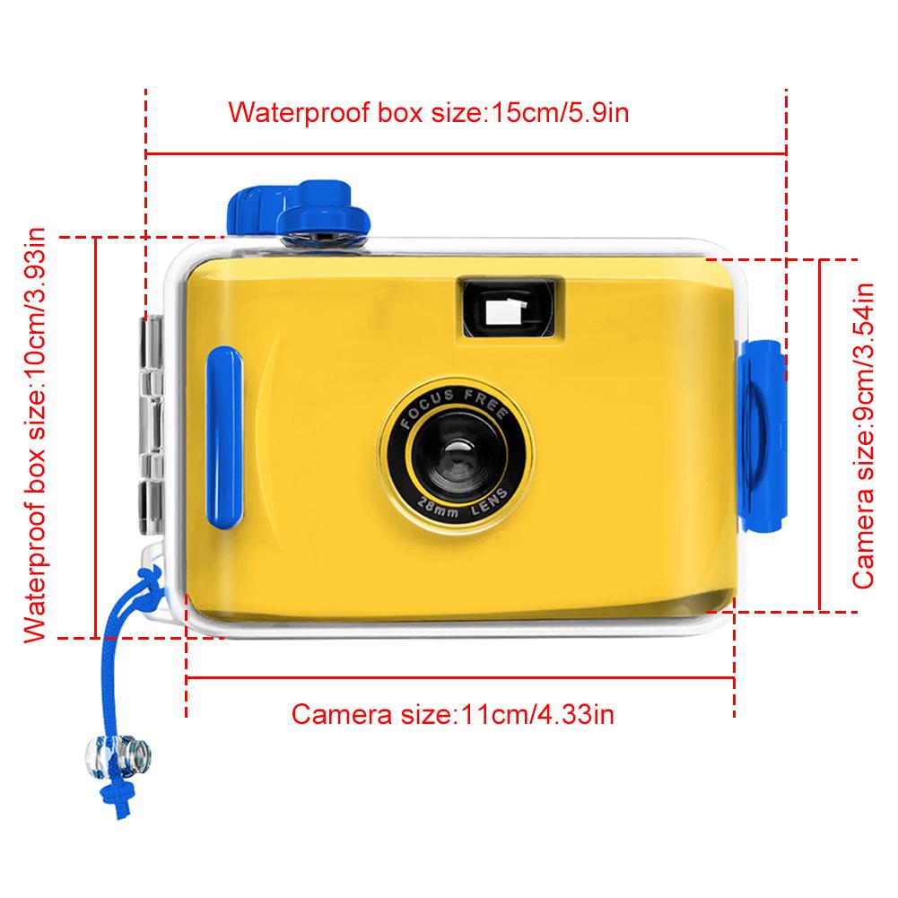 Retro Reusable 35MM Film Camera Waterproof Reloadable Film Camera Film Camera Reusable/Reloadable 35mm Analog Film Camera