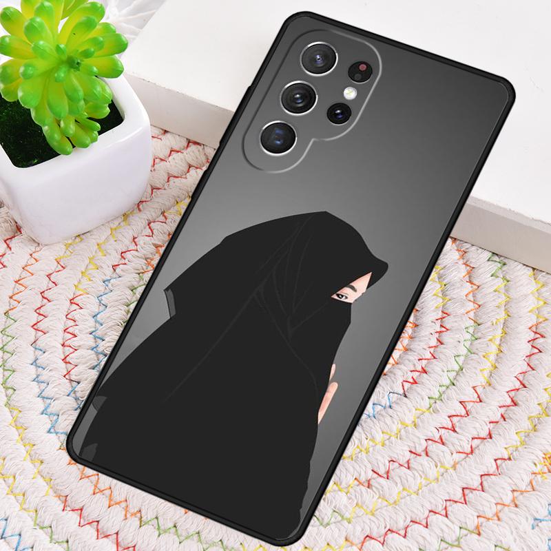 Islamic Muslim Hijabi Girls soft Silicone Phone Case For Samsung Galaxy note 10 pro S26 S25 S24 S23 S22 S21 Plus Ultra Cover