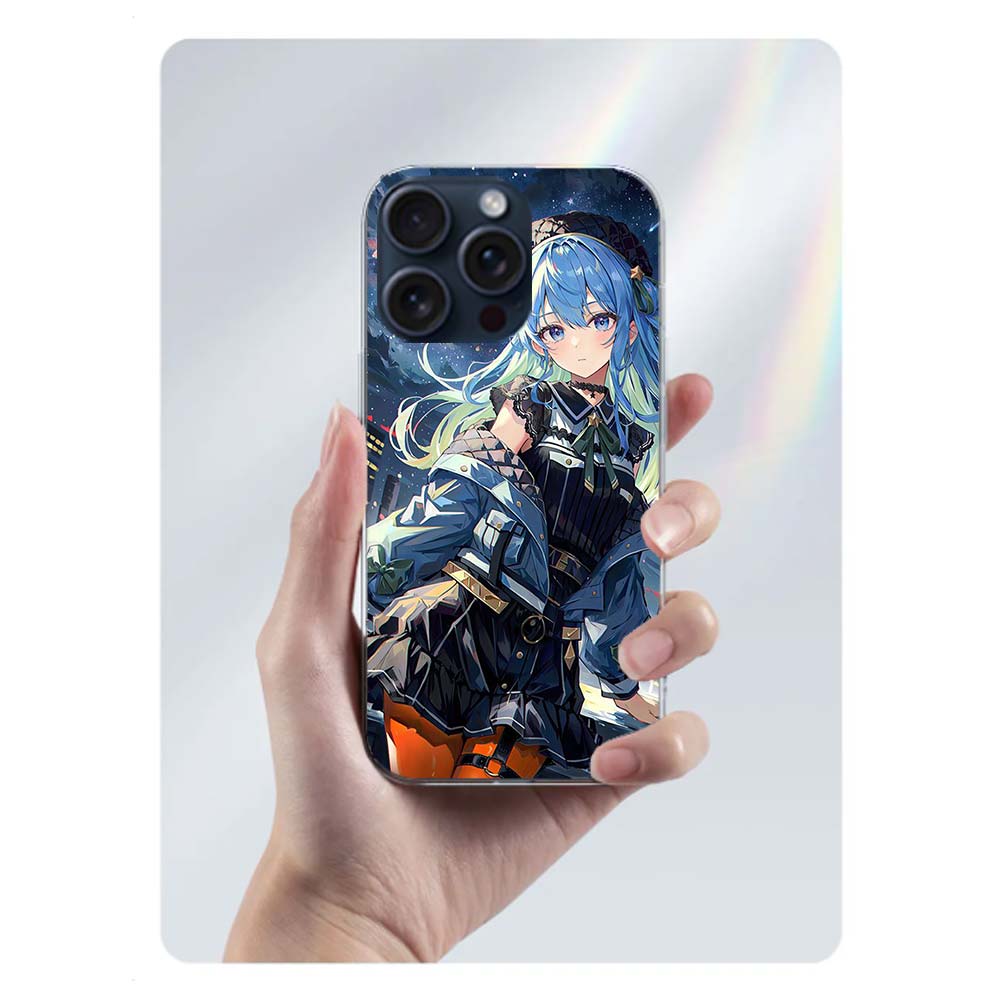 

Прозрачный чехол для телефона Suisei H-Hoshimachi для iPhone 17 Air 16 Pro Max 15 Pro 14 Plus 17E 16E 11 13 12 Mini Чехлы Fundas Cell T iPhone 13
