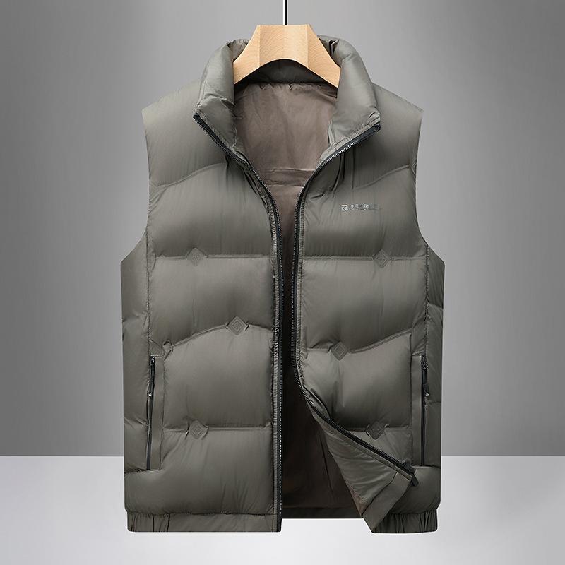 2025 Men's Thickened Warm Winter Cotton Jacket - Casual Cold-Proof Outerwear Vest