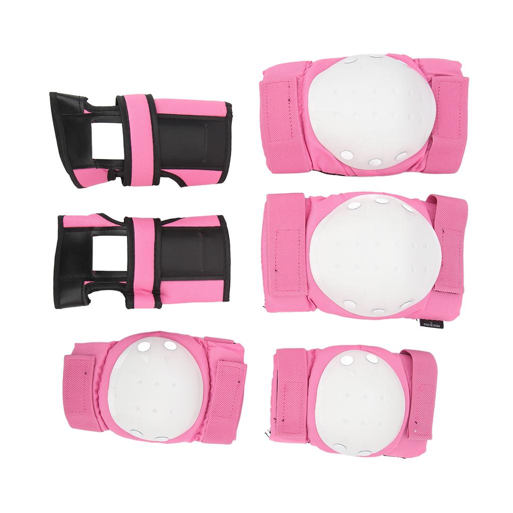 6pcs Knee Pads Protective Kit PP Sponge Oxford Cloth Elbow Palm Pad for Skating Cycling