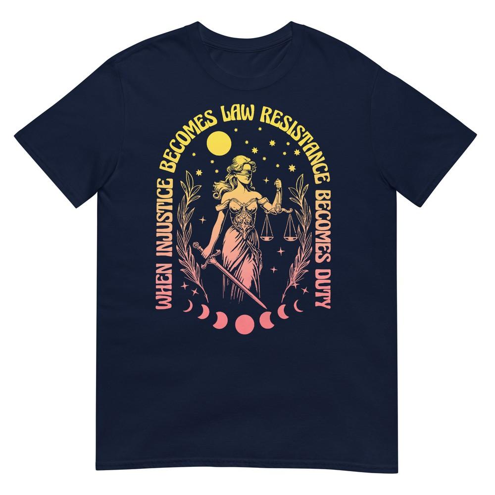 When Injustice Becomes Law Resistance Becomes Duty Rbg Quote TShirt S