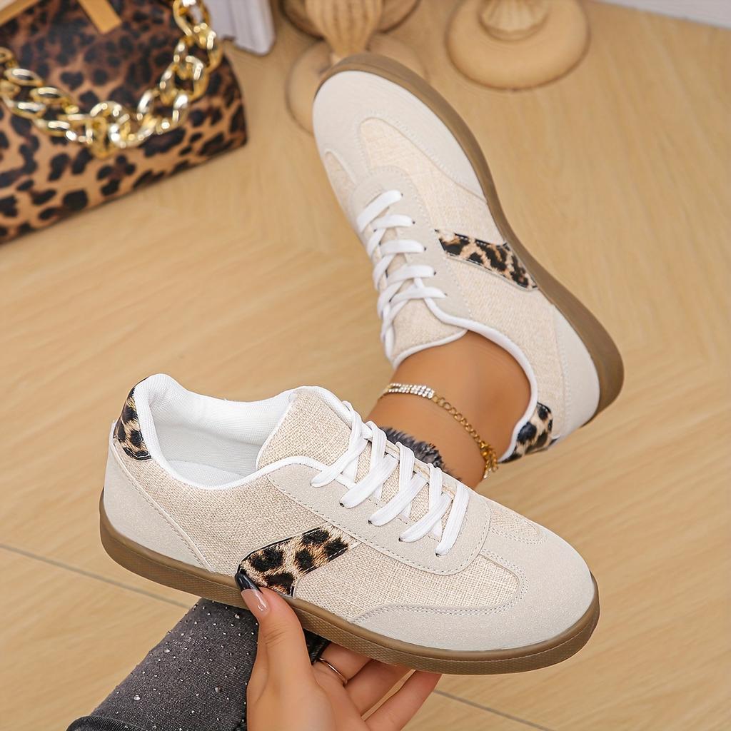 Women's 2025 Spring New Arrival Korean Style Chunky Sole Platform Color-Block Lace-Up Versatile Casual Sneakers