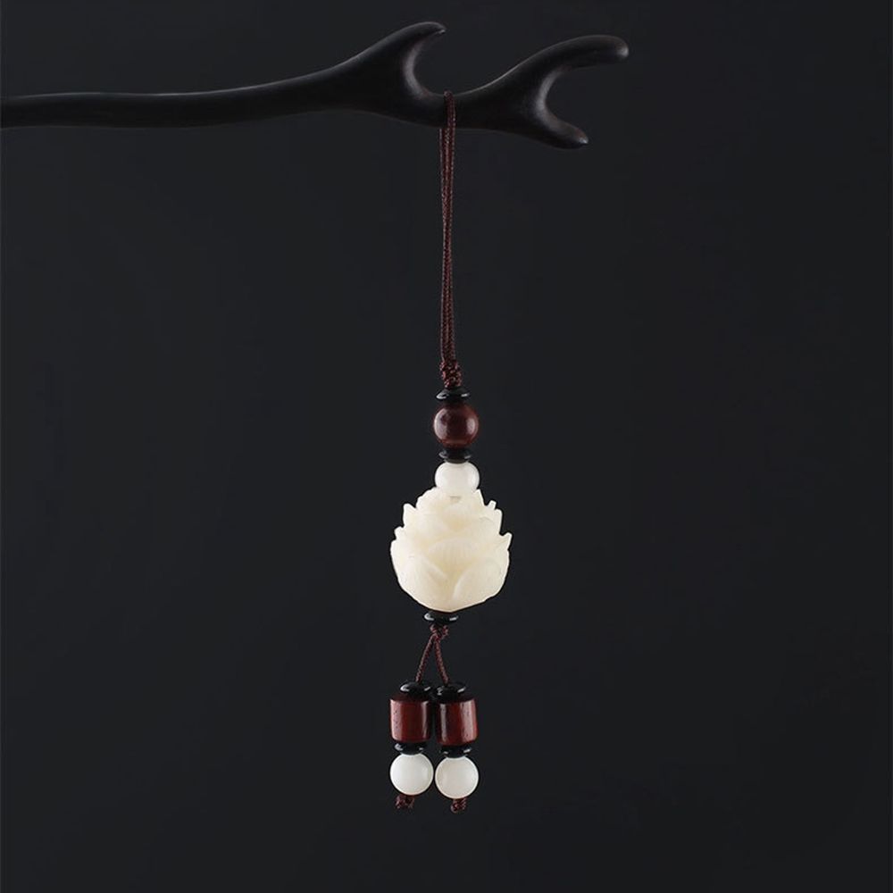 Cord Car Pendent Bag Pendant Bodhi Lotus Flower Keychain Cell Phone Lanyard Mobile Phone Lanyard