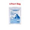 Pet Cleaning Gloves,All Breed Sizes,Hygienic Easy To Use, Convenient and Practical,with Effectively Remove Hair and Dirt for Pet