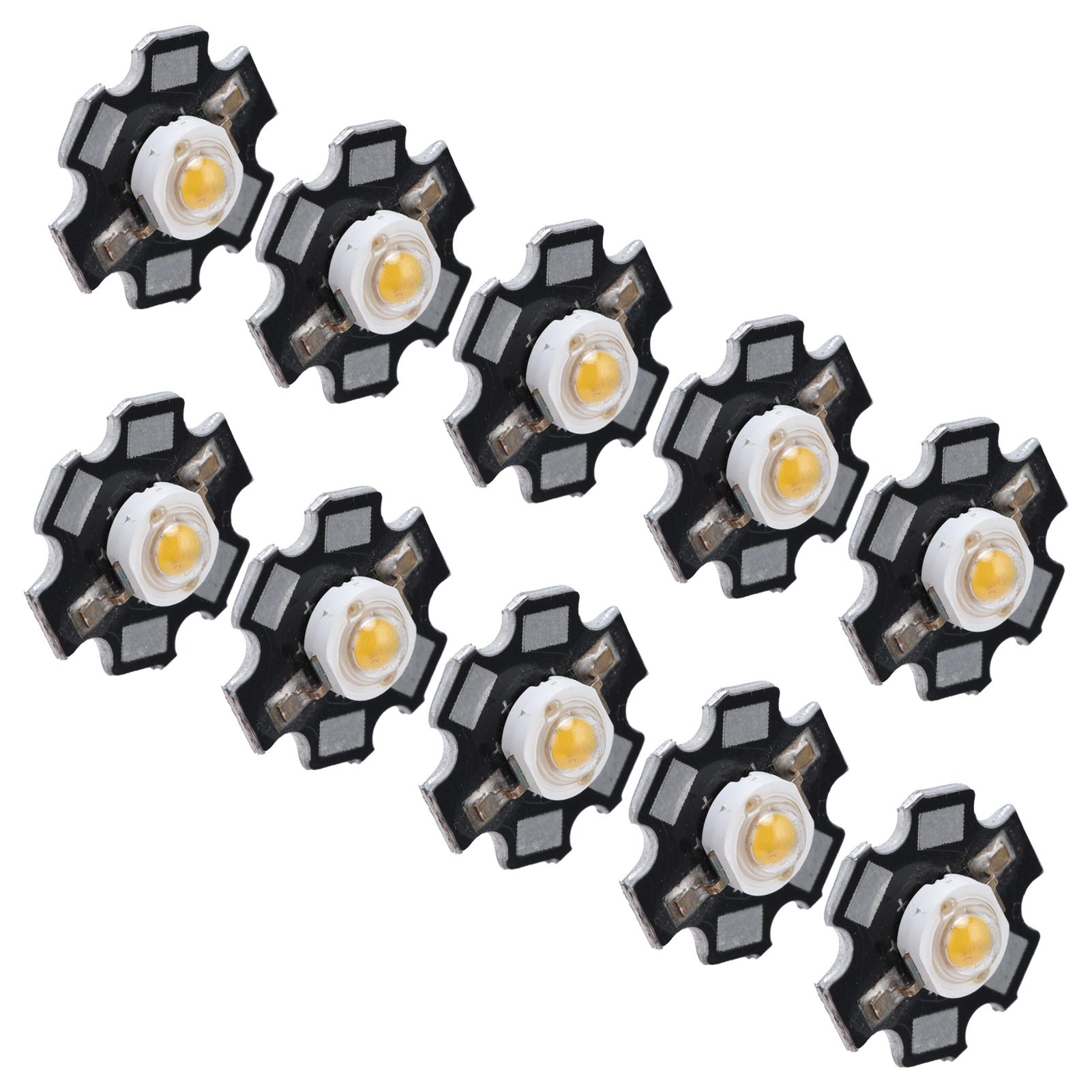 

10Pcs Ultra Bright LED Chip 3V DIY Light Beads for Ceiling Light Downlight Flashlight Table Lamp Type 2