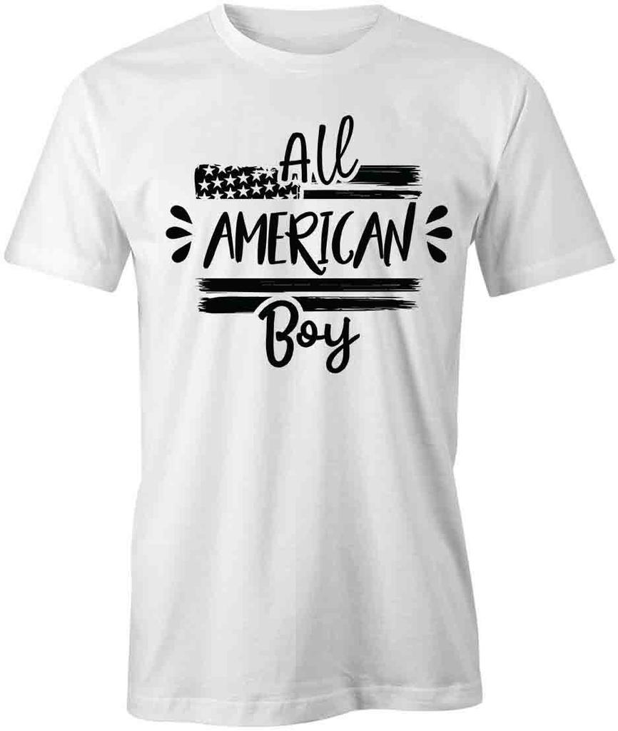 ALL AMERICAN BOY T-Shirt Kurzarm Baumwolle USA KLEIDUNG S1WSA256