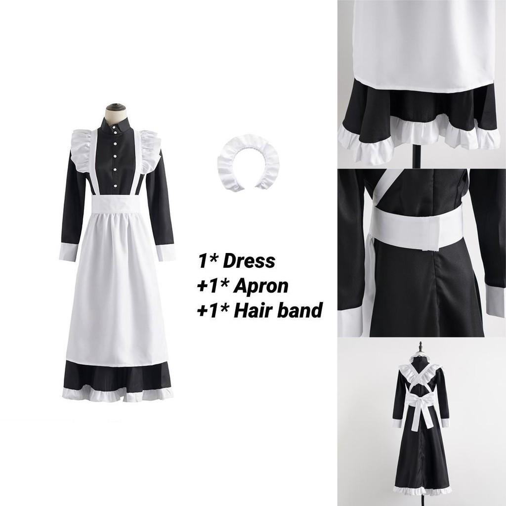 Polyester Fiber Maid Costume High-quality And Durable Cosplay Outfit