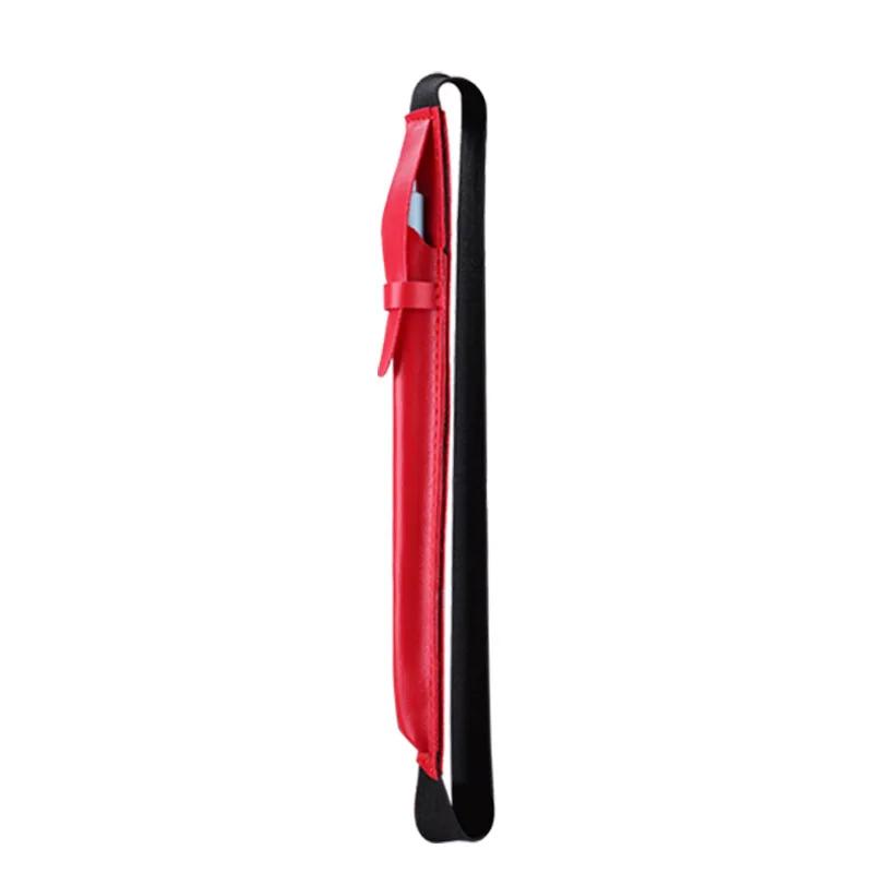 For iPad Pro Mini Pencil Case Touch Pen Bag Stylus Capacitive Pen Flip Pouch Protective Cover Hanger Holding Belt for iPhone