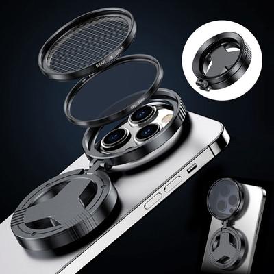 Portable Magnetic Circular Polarizer Camera 52MM Lens Clip New High-definition Filter