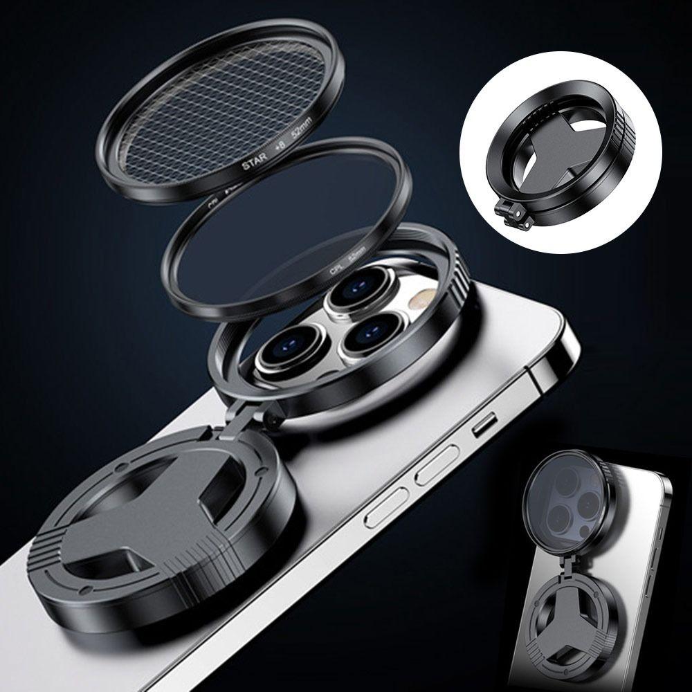 Portable Magnetic Circular Polarizer Camera 52MM Lens Clip New High-definition Filter