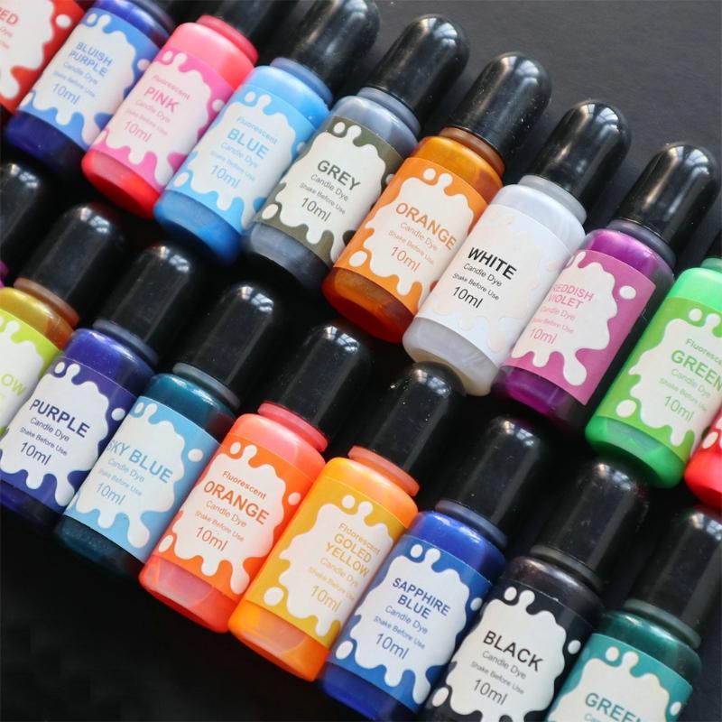 20 Farben Kunsttinte, Alkoholharz-Pigment-Set, flüssiger Harzfarbstoff, Farbstoff-Tintendiffusion für konzentrierte UV-Harzfärbung