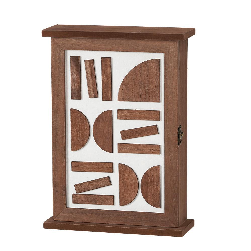 Organizzatore di Chiavi in Legno con Custodia Antipolvere per Decorazione di Casa e Auto