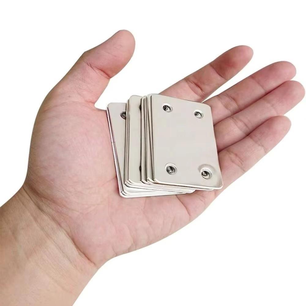 10 Stück Edelstahl Winkelverbinder Gerade Möbelbefestigungen Holzplattenverbinder