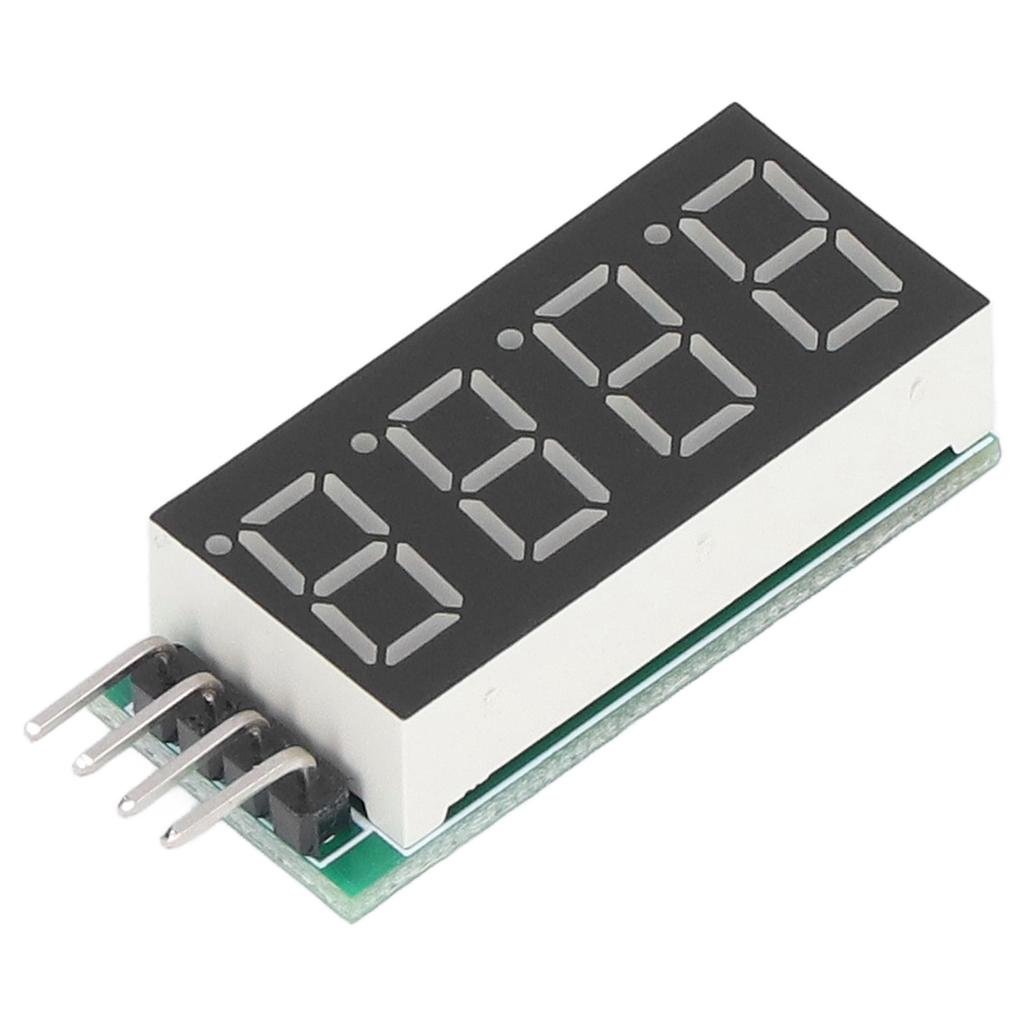 4 Digit 7 Segment Digital Tube Module LED Display Module I2C Interface DC 5V3.3V DM43B04