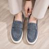 Herren Penny Wildleder Mokassins zum Hineinschlüpfen Dicke Sohle Freizeit Flach Tägliche Laufschuhe