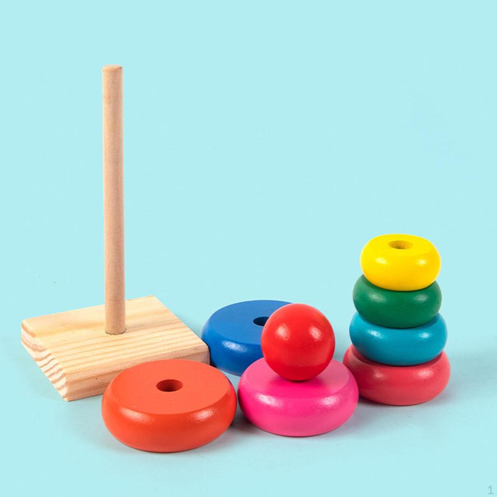 Rainbow Stacker Toy for Creative Learning