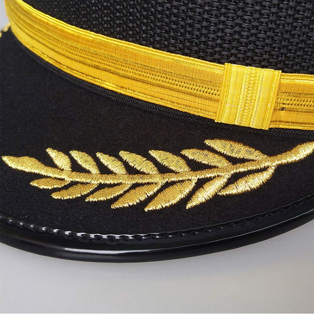 Pilot Eagle Costume Uniform Event Supplies Hat Head Circumference [cnstone] Hat, Hat, Badge, Embroidered, Accessory, Children, Unisex, Captain,