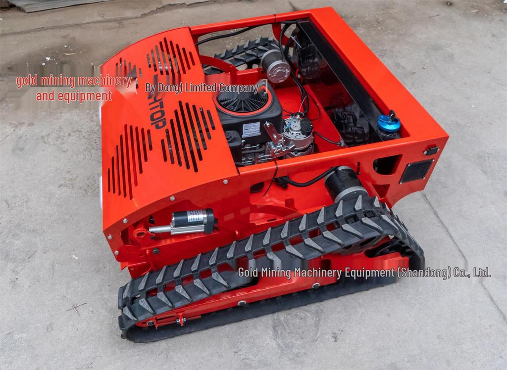 Smart Gasoline Remote Control Tracked Lawn Mower
