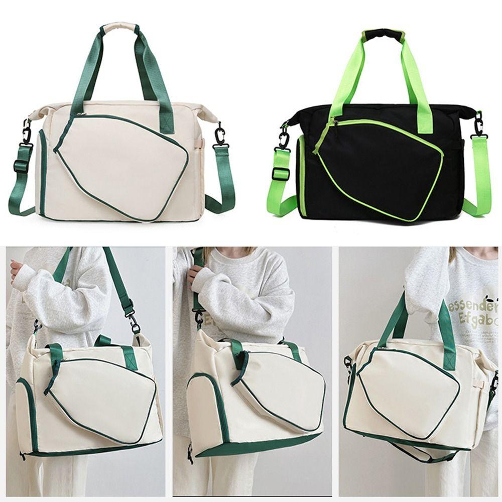 Portable Tennis Racquet Bag Shoe Compartment Tennis Shoulder Bag Pickleball Racket Bag Badminton