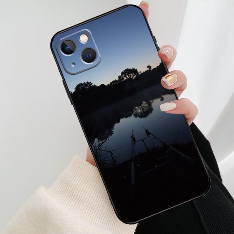 

Чехол для телефона с изображением удочки для ловли карпа для iPhone 17 Pro Max 16 15 14 11 12 13 Pro Max mini 15 16 Plus 16e 17 Air Cover iPhone 12