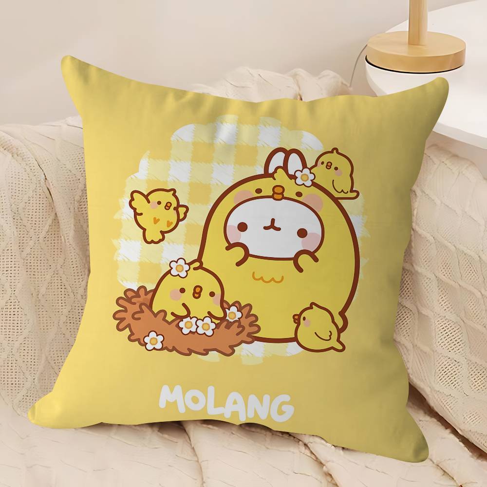 Figure M-Molang Customizable Soft Button Pin For Women Creative Jewelry Funny Badge Cartoon Lover Hat